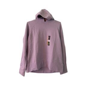 Athletic Works Women's Medium (8-10) Purple Athleisure Super Soft Fleece Hoodie